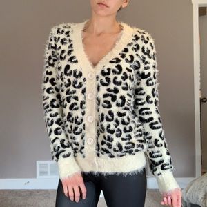 POL Cheetah Print Sweater